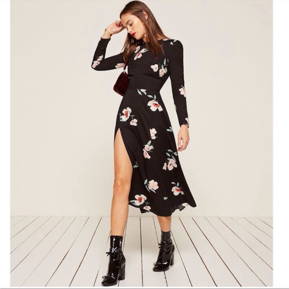 Reformation Floral Vanessa dress size 12